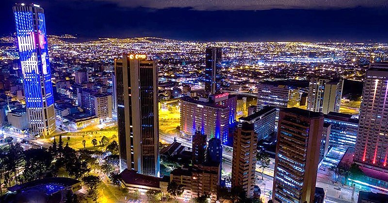 five largest cities Colombia