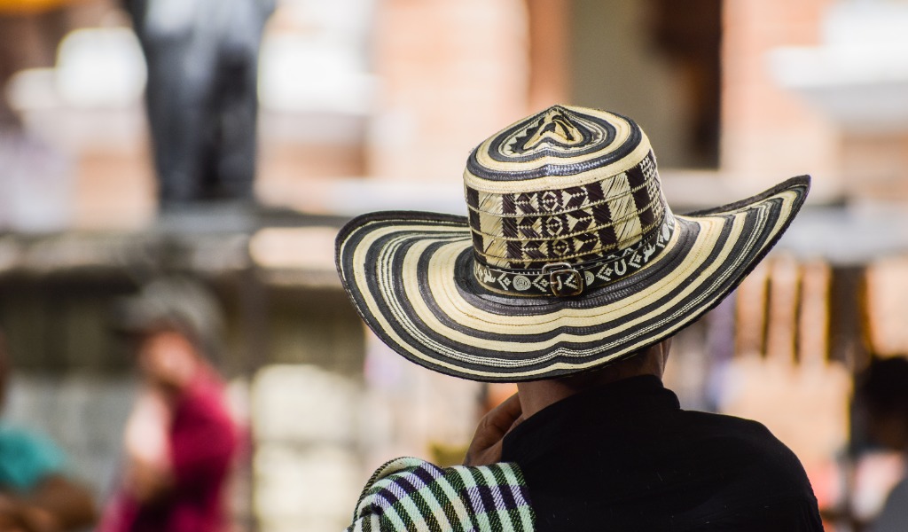 Zenu indigenous Colombia vueltiao hat