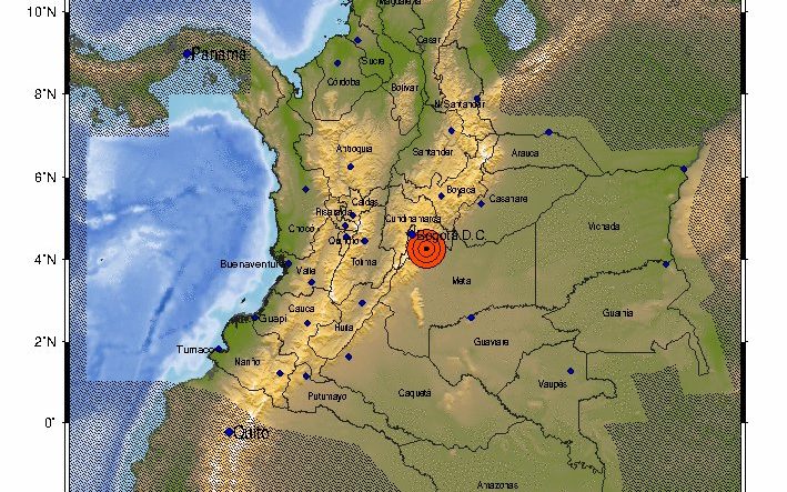 earthquake Bogota 6.1