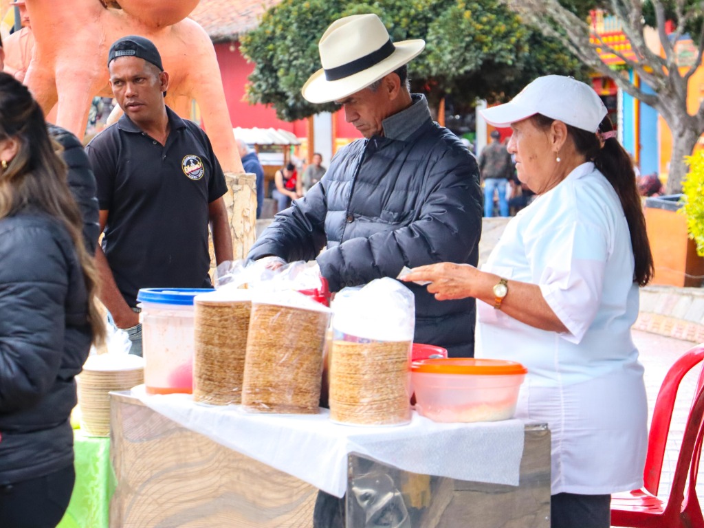Obleas Colombian street foods