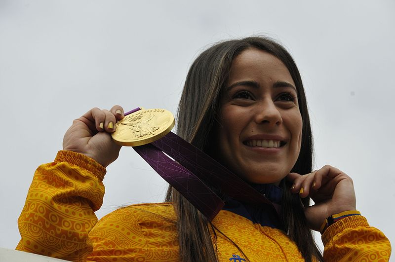 mariana Pajón Among the prominent candidates for the Athletes Commission of the Paris 2024 Olympic Games
