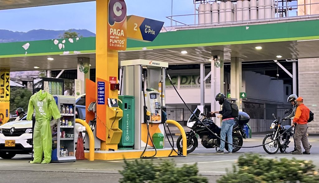 Gas Station in Colombia