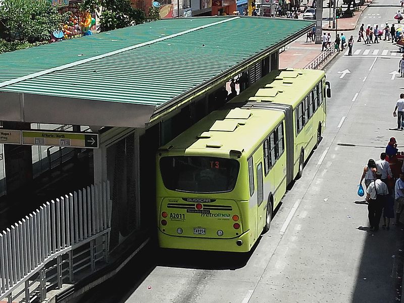Free public transport Colombia