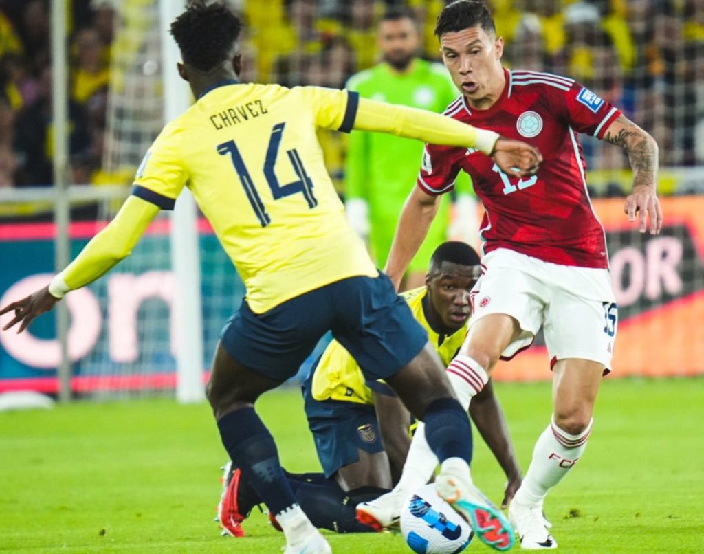 Colombia draws in Ecuador fourth round of South American qualifiers