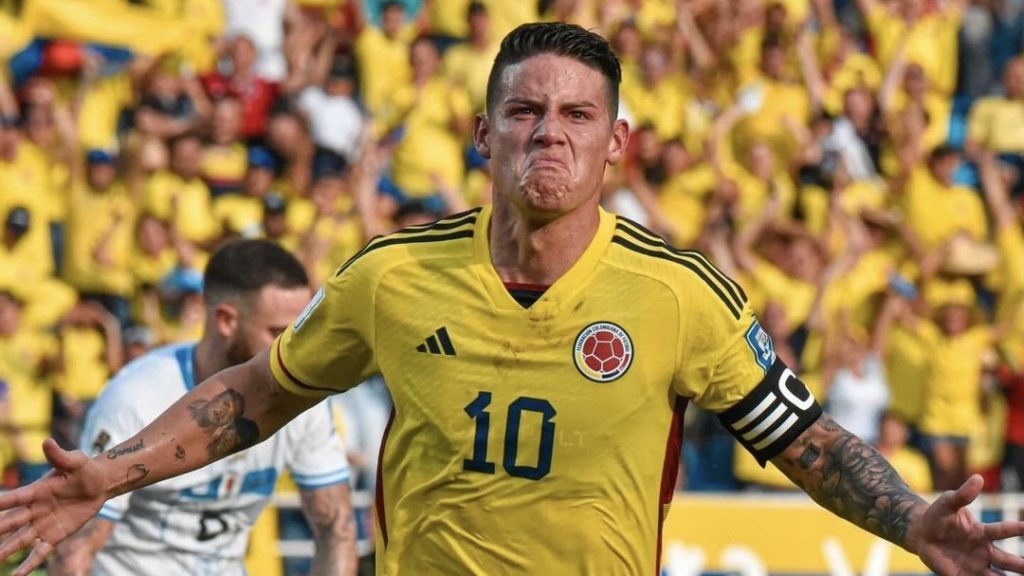 Colombian football player James Rodriguez