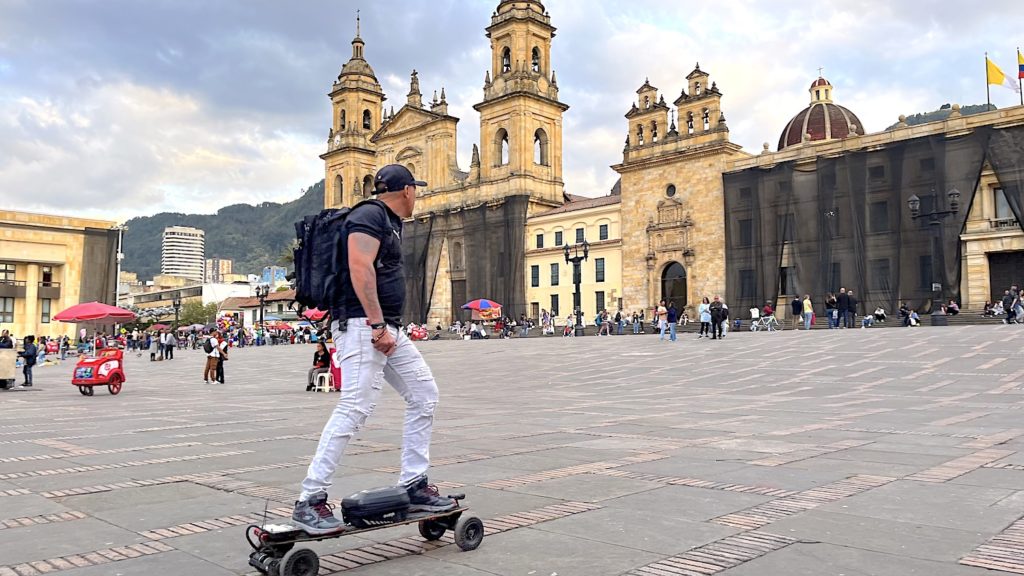 Digital nomad in Bogota Colombia