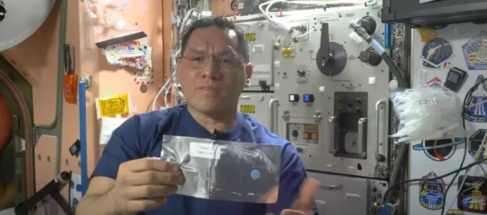 NASA astronaut breakfast Colombian coffee