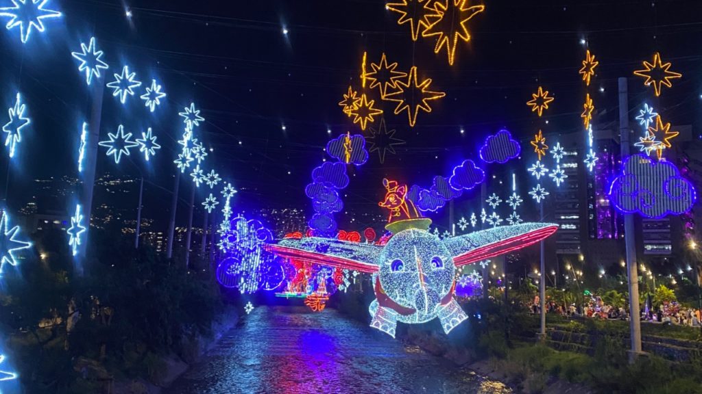 Medellin Shines With Disney Christmas Lights